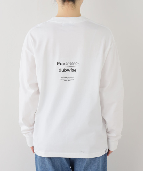 journal standard L'essage（ジャーナルスタンダードレサージュ）の「POET MEETS DUBWISE BREATH ロングスリーブTシャツ（Tシャツ/カットソー・レディース・ホワイト/ブラック・FREE）」の11枚目の写真