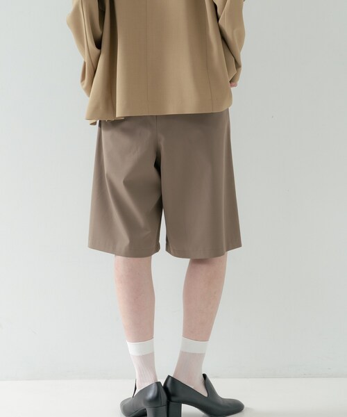 GALLEST(ギャレスト)の「バミューダパンツ【セットアップ可能/UVカット/接触冷感】(その他パンツ・レディース・ダークブラウン/ブラック・38)」の14枚目の写真