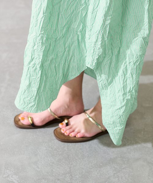 FRAMeWORK(フレームワーク)の「ワッシャーストライプシャツドレス(シャツワンピース・レディース・ネイビー/グリーン・38/36)」の18枚目の写真