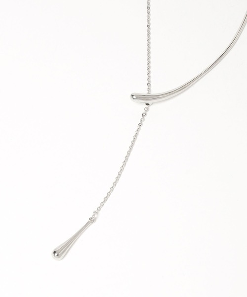 HARE（ハレ）の「ニュアンスラインネックレス(HARE)（ネックレス・レディース・シルバー・FREE）」の7枚目の写真