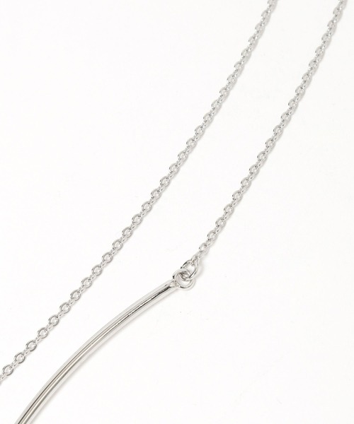 HARE（ハレ）の「ニュアンスラインネックレス(HARE)（ネックレス・レディース・シルバー・FREE）」の11枚目の写真