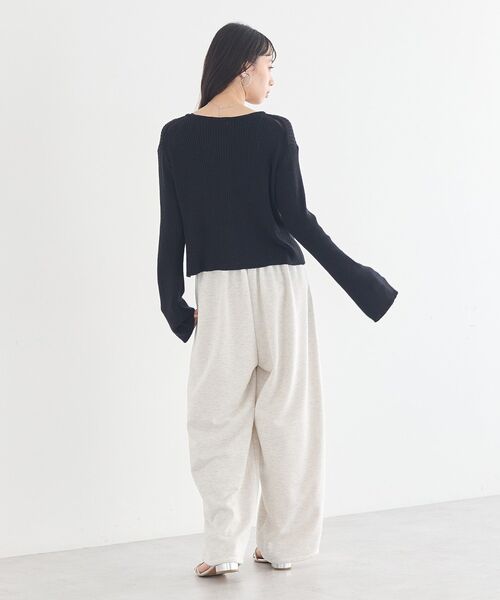 earth music&ecology(アースミュージックアンドエコロジー)の「レースレイヤード風スウェットパンツ(その他パンツ・レディース・ホワイト系その他/杢グレー・FREE)」の18枚目の写真