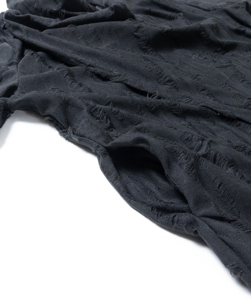 Ruze（ルゼ）の「Overlap damage cardigan/オーバーラップダメージカーディガン（カーディガン/ボレロ・メンズ・ブラック・FREE）」の17枚目の写真