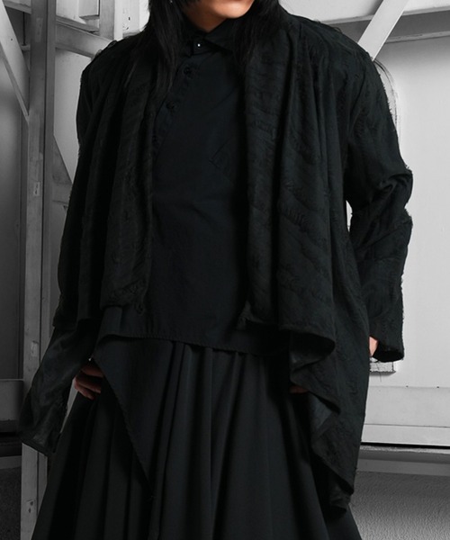 Ruze（ルゼ）の「Overlap damage cardigan/オーバーラップダメージカーディガン（カーディガン/ボレロ・メンズ・ブラック・FREE）」の22枚目の写真