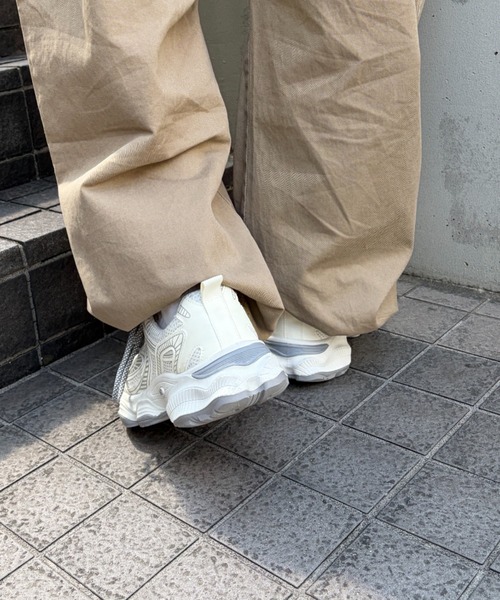link lot（リンクロット）の「厚底配色スニーカー（スニーカー・メンズ・アイボリー/ブラック・L/M/S）」の5枚目の写真