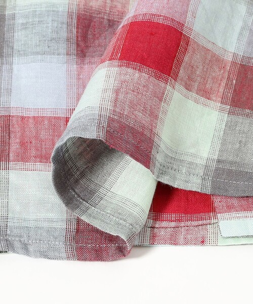 MOJITO(モヒート)の「MOJITO / ABSHINTH SHIRT Linen Plaid(シャツ/ブラウス・メンズ・ピンク・SMALL/X-LARGE/LARGE/MEDIUM)」の3枚目の写真
