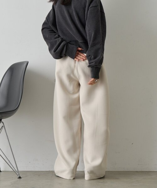 goocy(グーシー)の「タックコクーンパンツ(その他パンツ・レディース・アイボリー/グレー/ブラック・FREE)」の8枚目の写真