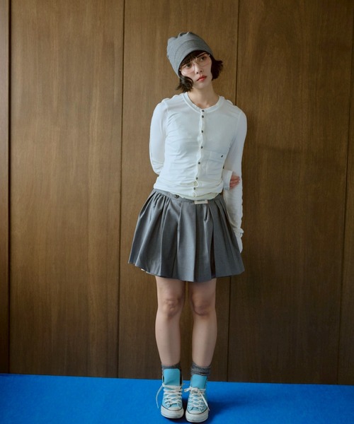 common gull products.（コモンガルプロダクツ）の「季節と半歩のカーディガン（カーディガン/ボレロ・レディース・ホワイト系/サックスブルー系/レッド系・LARGE/MEDIUM/SMALL）」の22枚目の写真