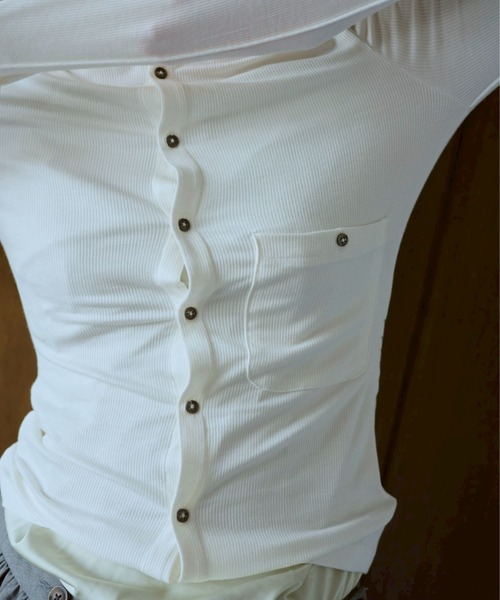 common gull products.（コモンガルプロダクツ）の「季節と半歩のカーディガン（カーディガン/ボレロ・レディース・ホワイト系/サックスブルー系/レッド系・LARGE/MEDIUM/SMALL）」の11枚目の写真