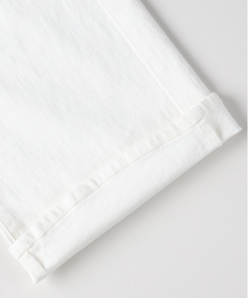 SOMETHING（サムシング）の「【SOMETHING】LISA レースアップワイド (ハイライズ / ベイカーポケット / ワークテイスト)（デニムパンツ・レディース・ホワイト・M）」の12枚目の写真