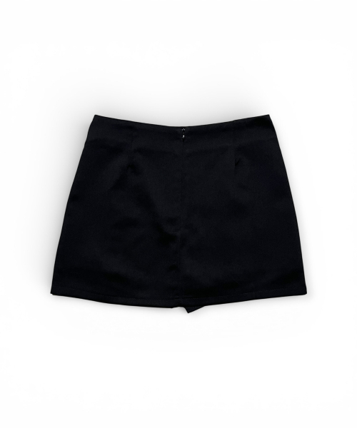 BORN SLIPPY（ボーンスリッピー）の「Multi Zip Slit Mini Skort (Black)（スカート・レディース・その他・SMALL/MEDIUM/LARGE）」の3枚目の写真
