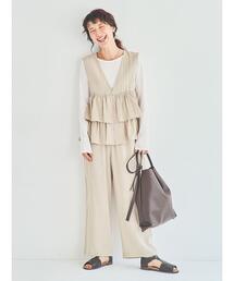 Samansa Mos2 | (セットアップ可)ストレートパンツ(その他パンツ)