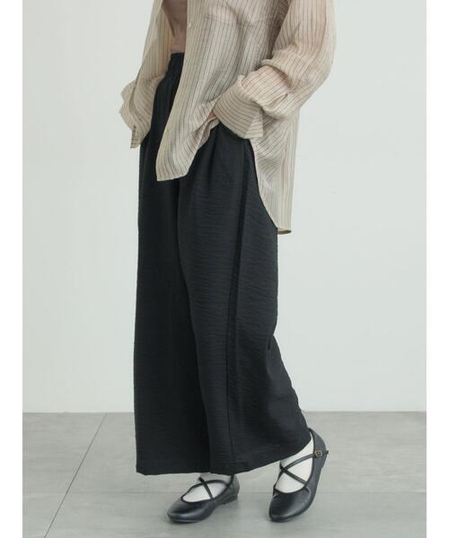 Samansa Mos2（サマンサ モスモス）の「(セットアップ可)ストレートパンツ（その他パンツ・レディース・チェック/ベージュ/ブラック・ﾌﾘｰ(M)/ﾌﾘｰ(L)）」の13枚目の写真