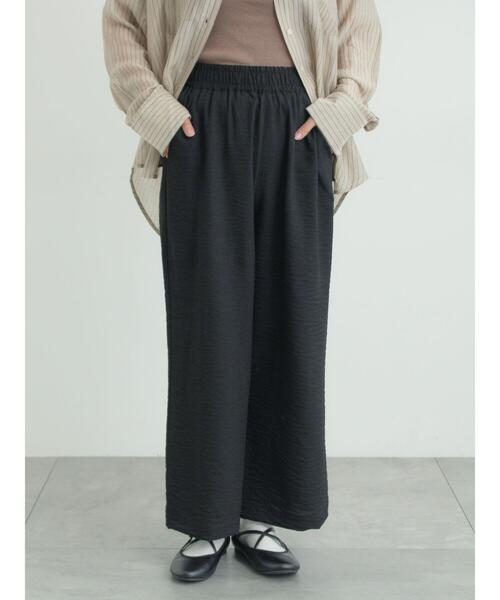 Samansa Mos2（サマンサ モスモス）の「(セットアップ可)ストレートパンツ（その他パンツ・レディース・チェック/ベージュ/ブラック・ﾌﾘｰ(M)/ﾌﾘｰ(L)）」の14枚目の写真