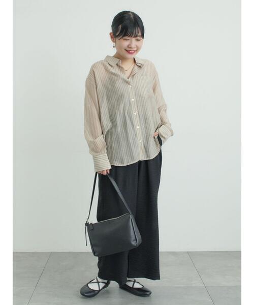 Samansa Mos2（サマンサ モスモス）の「(セットアップ可)ストレートパンツ（その他パンツ・レディース・チェック/ベージュ/ブラック・ﾌﾘｰ(M)/ﾌﾘｰ(L)）」の15枚目の写真