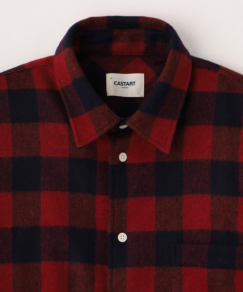 styles(スタイルス)の「CASTART NorthpointC SHIRT(シャツ/ブラウス・メンズ・ブルー/レッド・L/M)」の4枚目の写真