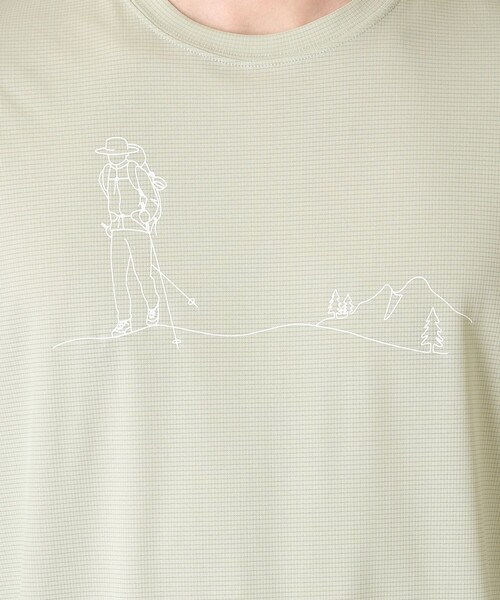 Columbia(コロンビア)の「Columbia/ トレイルラッシュグラフィックショートスリーブTシャツ /コロンビア(Tシャツ/カットソー・メンズ・ライトオリーブ/グリーン/ミント・S/M/XL/L)」の20枚目の写真