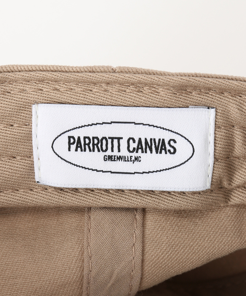 PARROTT CANVAS(パロットキャンバス)の「【PARROTT CANVAS/パロットキャンバス】PC Cap-Twill:キャップ(キャップ・レディース・ベージュ・FREE)」の10枚目の写真