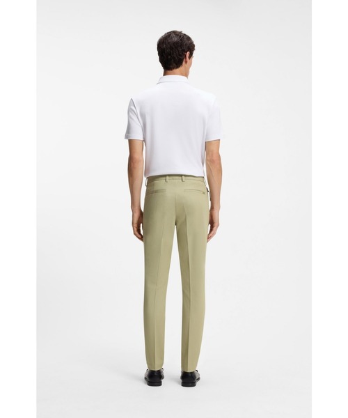 BOSS(ボス)の「スリムフィットパンツ コットンブレンド ツイル(その他パンツ・メンズ・ホワイト/カーキ・31/32/32/32/33/32/34/32/36/32/29/32/30/32)」の10枚目の写真