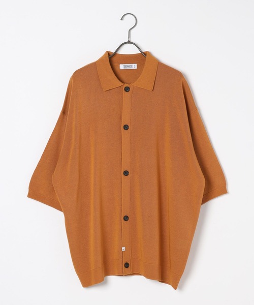 GEORGE'S(ジョージズ)の「ポロニットカーデ(カーディガン/ボレロ・メンズ・ライトグレー/ネイビー/オレンジ・MEDIUM/LARGE)」の13枚目の写真