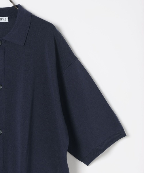 GEORGE'S(ジョージズ)の「ポロニットカーデ(カーディガン/ボレロ・メンズ・ライトグレー/ネイビー/オレンジ・MEDIUM/LARGE)」の7枚目の写真