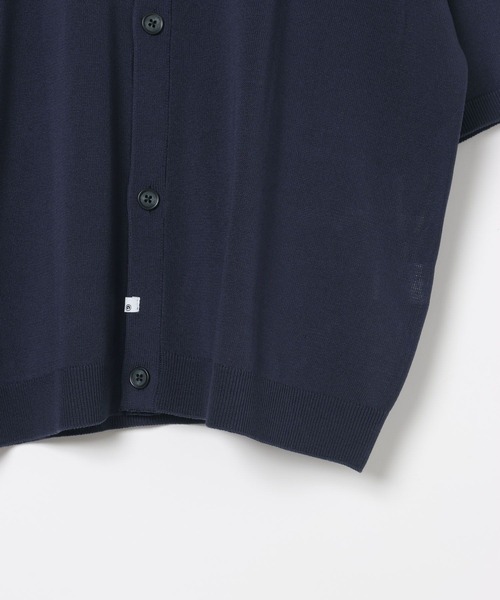 GEORGE'S(ジョージズ)の「ポロニットカーデ(カーディガン/ボレロ・メンズ・ライトグレー/ネイビー/オレンジ・MEDIUM/LARGE)」の8枚目の写真