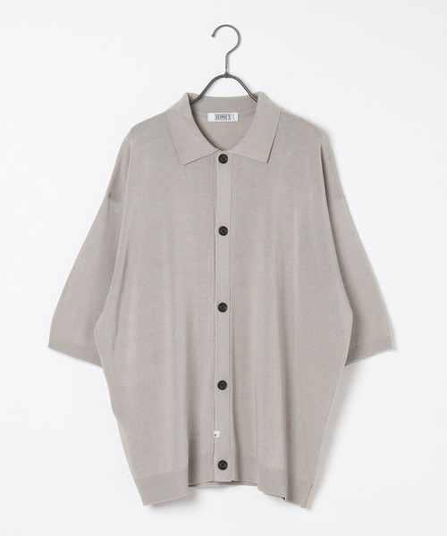 GEORGE'S(ジョージズ)の「ポロニットカーデ(カーディガン/ボレロ・メンズ・ライトグレー/ネイビー/オレンジ・MEDIUM/LARGE)」の11枚目の写真
