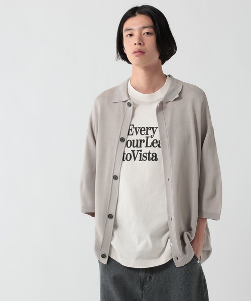 GEORGE'S(ジョージズ)の「ポロニットカーデ(カーディガン/ボレロ・メンズ・ライトグレー/ネイビー/オレンジ・MEDIUM/LARGE)」の21枚目の写真