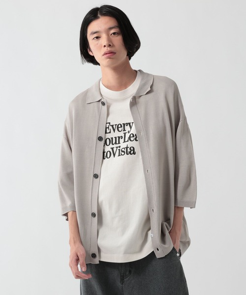 GEORGE'S(ジョージズ)の「ポロニットカーデ(カーディガン/ボレロ・メンズ・ライトグレー/ネイビー/オレンジ・MEDIUM/LARGE)」の22枚目の写真