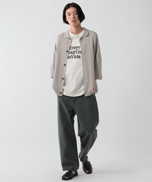GEORGE'S(ジョージズ)の「ポロニットカーデ(カーディガン/ボレロ・メンズ・ライトグレー/ネイビー/オレンジ・MEDIUM/LARGE)」の16枚目の写真