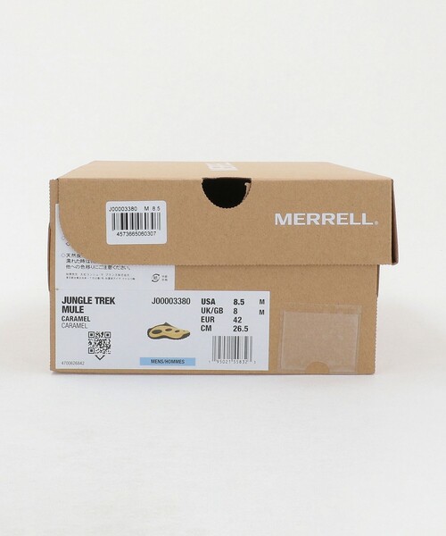 MERRELL(メレル)の「<MERRELL>ジャングル トレック ミュール(スニーカー・メンズ・ベージュ/ブラック・26.5cm/28cm/27.5cm/27cm/25.5cm/26cm)」の3枚目の写真