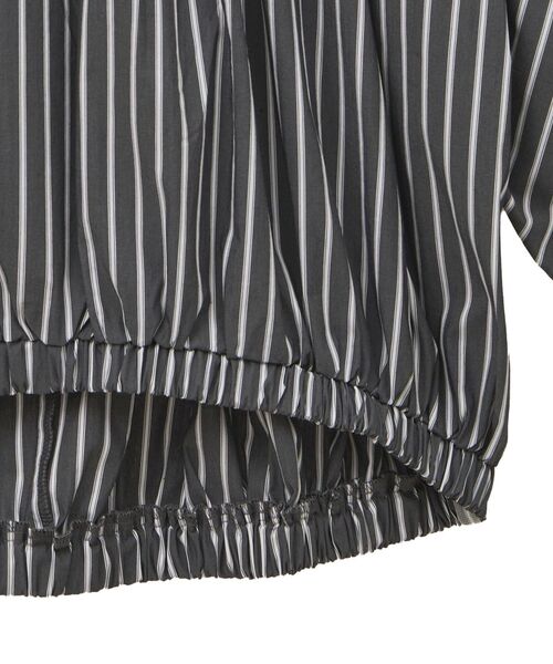 GARAGE OF GOOD CLOTHING（ガレージオブグッドクロージング）の「ストライプタックプルオーバーB（シャツ/ブラウス・レディース・グレー系その他2・FREE）」の4枚目の写真