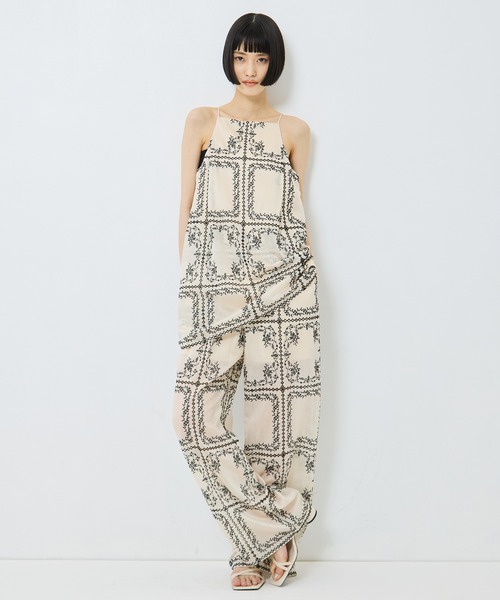 CLANE（クラネ）の「【CLANE/クラネ】EMBROIDERY LACE CAMI ALL IN ONE