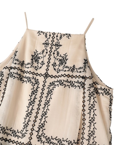 CLANE（クラネ）の「【CLANE/クラネ】EMBROIDERY LACE CAMI ALL IN ONE