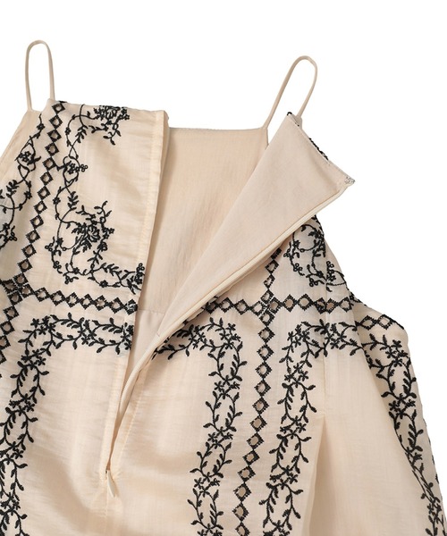 CLANE（クラネ）の「【CLANE/クラネ】EMBROIDERY LACE CAMI ALL IN ONE