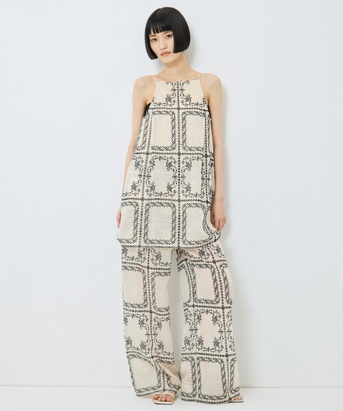 CLANE/クラネ】EMBROIDERY LACE CAMI ALL IN ONE/エンブロイダリー