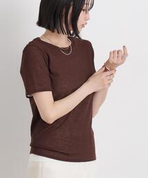 スラブシアー半袖Tシャツ