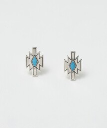 BAQLESS（バックレス）の「＜BAQLESS＞Mesa Lightning Turquoise ピアス（ピアス（両耳用））」