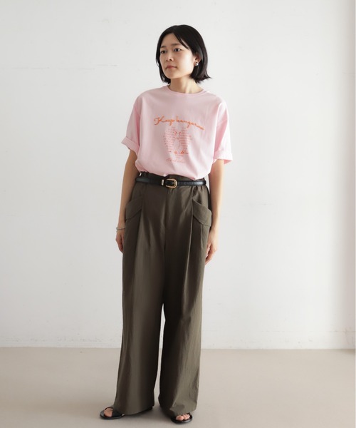 予約】オーガニックマグワッシャー タックパンツ | NOMBRE IMPAIR
