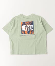 ARCADE（アーケード）の「NEVSURF ネブサーフ ボックスロゴ バックプリント オーバーサイズ 半袖Tシャツ キッズ（Tシャツ/カットソー）」