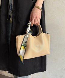 Thevon | スカーフ付き2WAYボストンバッグ(トートバッグ)