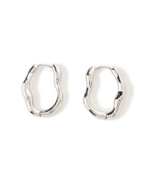ニュアンス ライン フープ ピアス