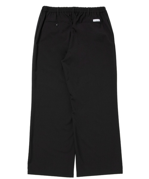COOTIE PRODUCTIONS(クーティープロダクションズ)の「T/W Square Leg Easy Pants(スラックス・メンズ・ブラック・LARGE/MEDIUM/SMALL/X-LARGE)」の2枚目の写真