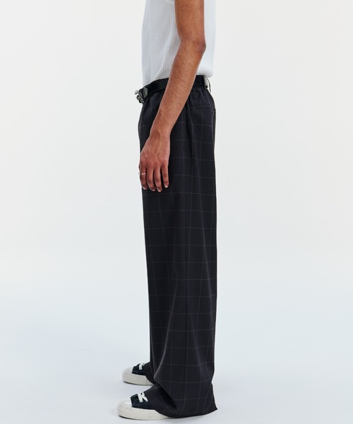 COOTIE PRODUCTIONS(クーティープロダクションズ)の「T/W Square Leg Easy Pants(スラックス・メンズ・ブラック・LARGE/MEDIUM/SMALL/X-LARGE)」の4枚目の写真