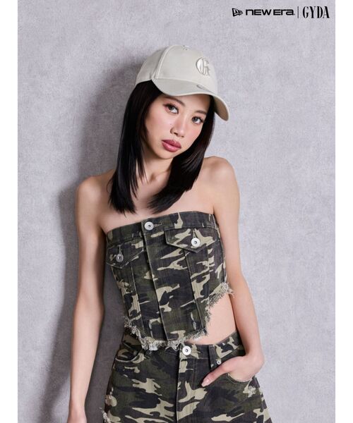 NEW ERA（ニューエラ）の「GYDA×NEWERA G LOGO CAP（キャップ・レディース・アイボリー/グレー/ピンク/ブラック・FREE）」の5枚目の写真