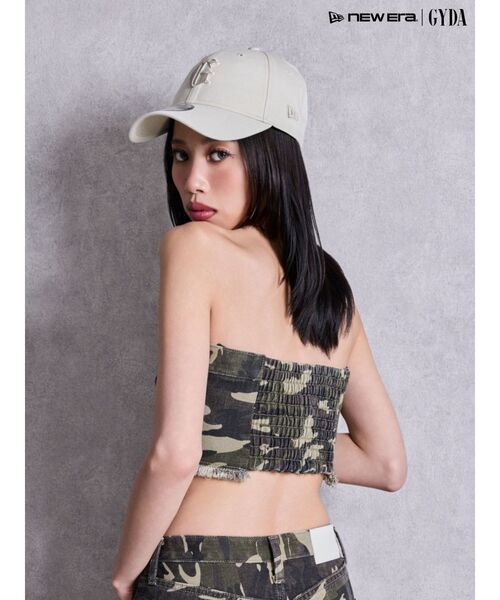 NEW ERA（ニューエラ）の「GYDA×NEWERA G LOGO CAP（キャップ・レディース・アイボリー/グレー/ピンク/ブラック・FREE）」の6枚目の写真