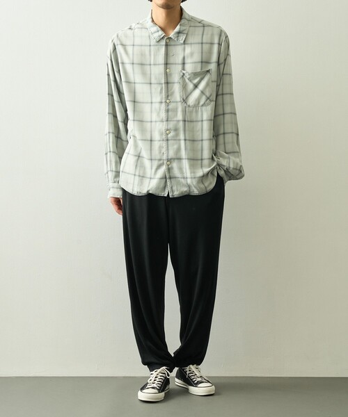 WRAPINKNOT(ラッピンノット)の「【WRAPINKNOT/ラッピンノット】Tapared Jogger Pants(その他パンツ・メンズ・ブラック・3/2)」の5枚目の写真