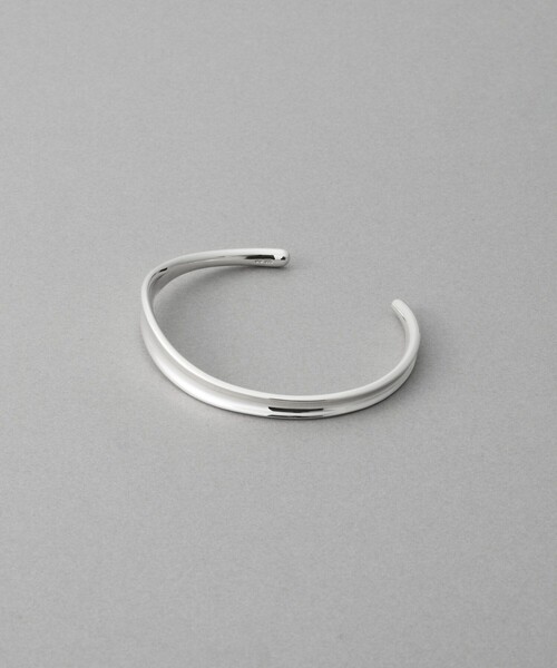 ete（エテ）の「【先行予約】 [ウィーヴ] ウェーブ バングル（バングル/リストバンド・レディース・シルバー・FREE）」の2枚目の写真