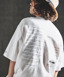 GLIMCLAP（グリムクラップ）の「mt10461- Abstract Art Print T-shirt プリントTシャツ(202-059-gls-cg)（Tシャツ/カットソー）」