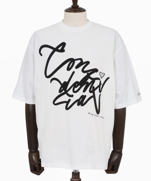 GLIMCLAP(グリムクラップ)の「mt10461- Abstract Art Print T-shirt プリントTシャツ(202-059-gls-cg)(Tシャツ/カットソー・メンズ・ホワイト/ブラック・S/M/L)」の17枚目の写真